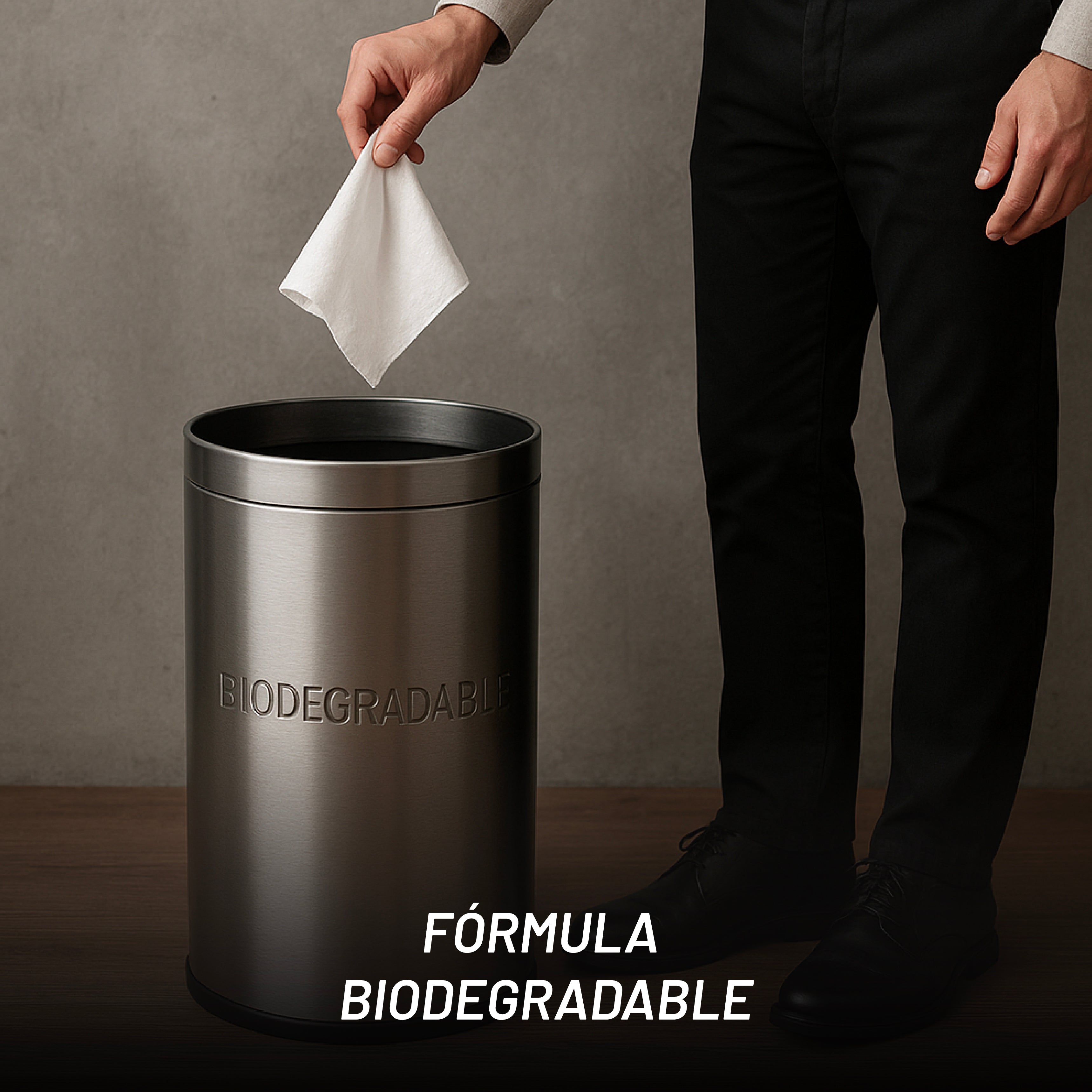 Toallitas Húmedas para Acero Inoxidable y Vidrio, 1 Paquetes / 50 Toallitas