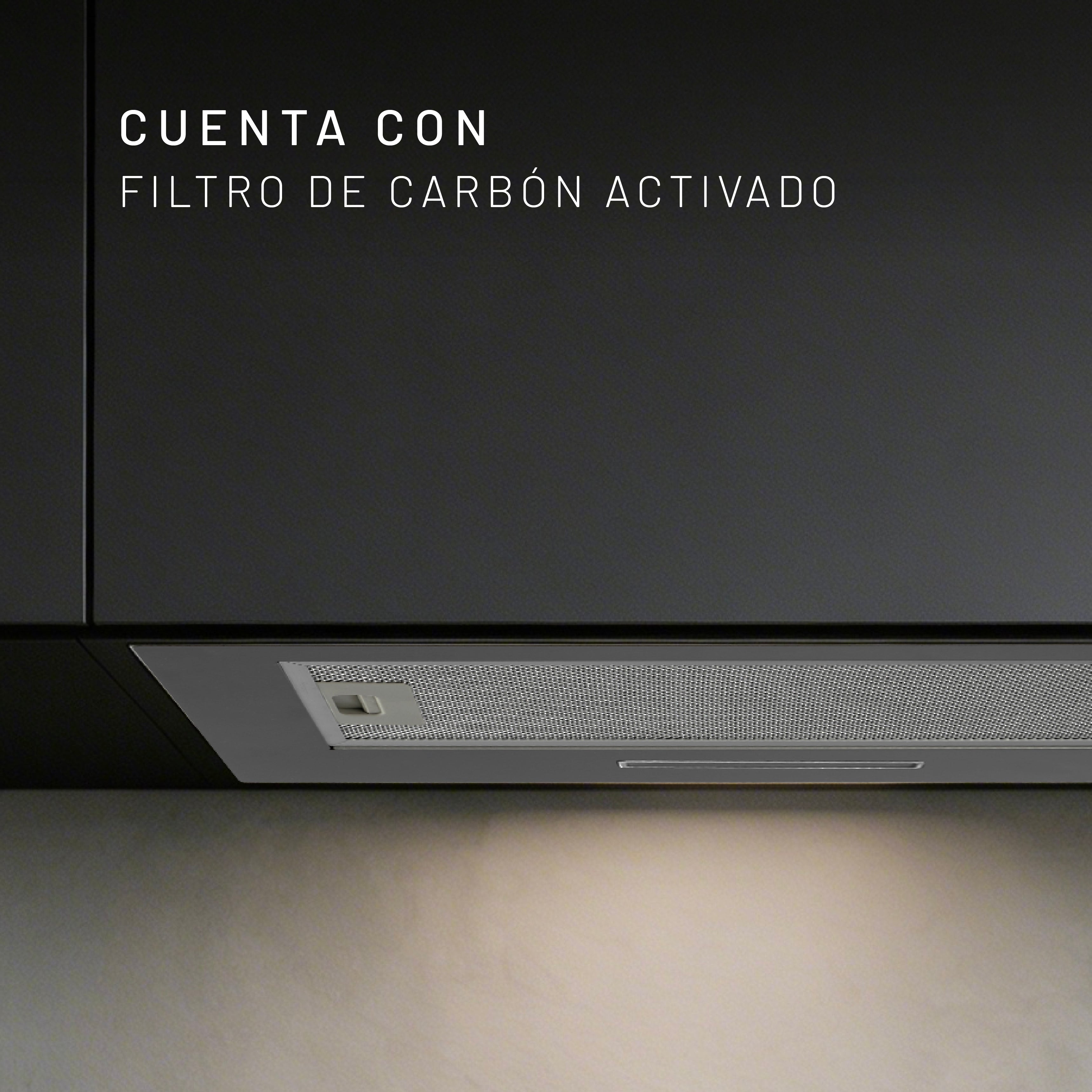 Campana Empotrable Mecánica 75cm, Acero Inoxidable